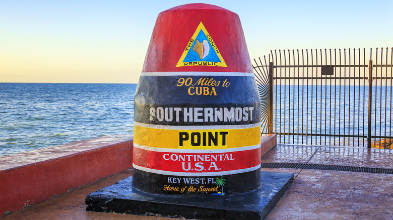 Southernmost point marker Key West