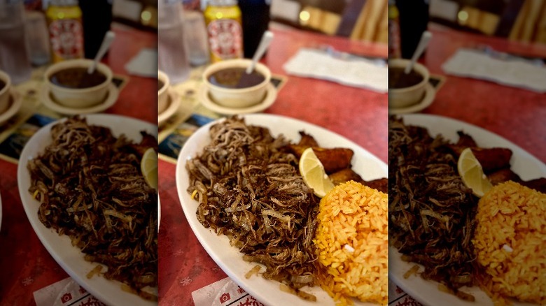 Vaca frita at El Siboney