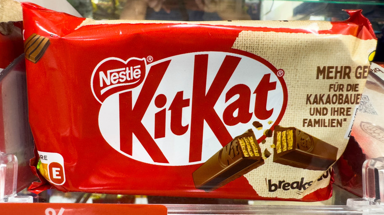 A picture of a Kit Kat chocolate bar