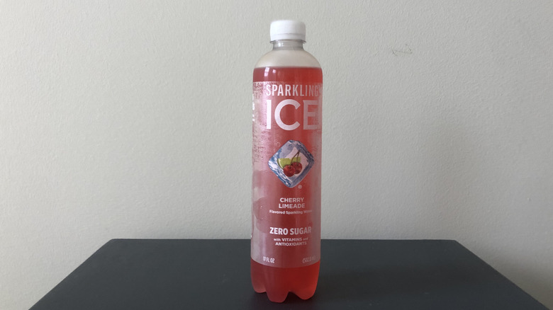 Sparkling Ice Cherry Limeade flavor in bottle.