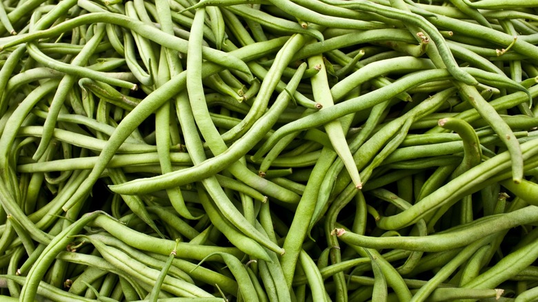 A lot of green beans