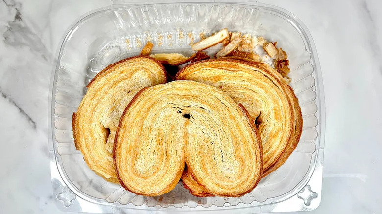 Container of bakery oreja cookies from Walmart