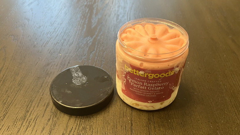 Bettergoods Lemon Raspberry Parfait Gelato.