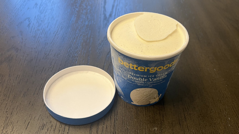 Bettergoods Double Vanilla Premium Ice Cream.