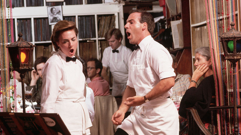 waiters singing opera at The Victor Café