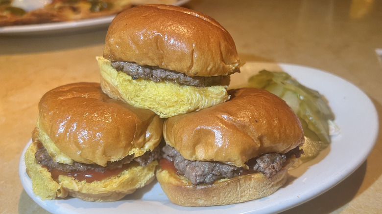Plate of Roadside Sliders