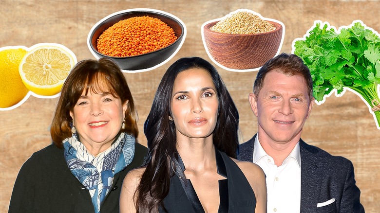 Celebrity chefs and cooking ingredients