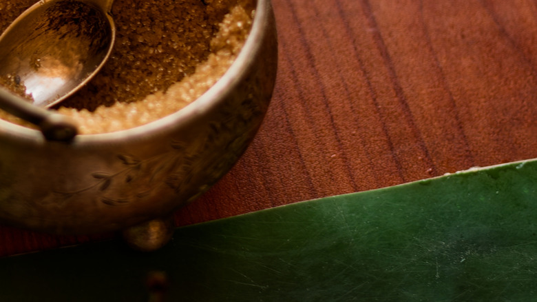 antique bowl of sugar