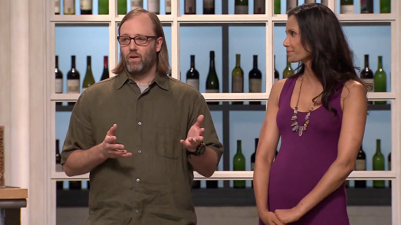 Top Chef judges judging contestants