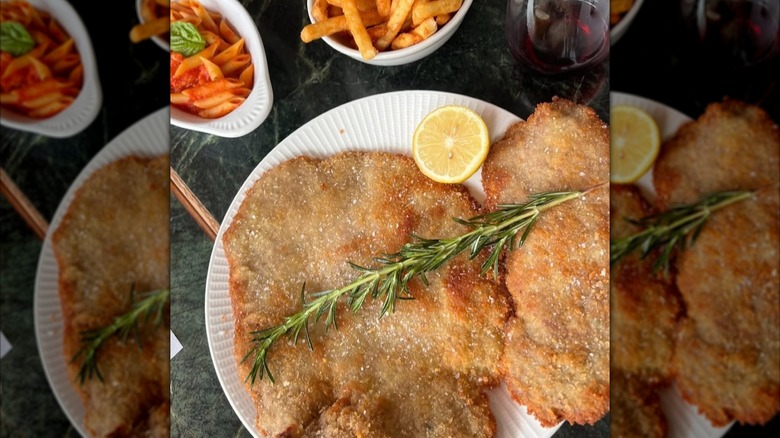 Breaded and fried veal from Miami's Cotoletta
