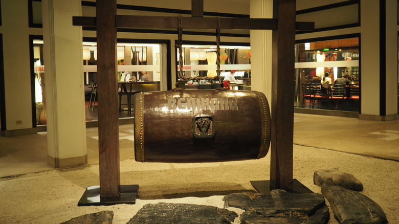 A Benihana restaurant in Bangkok showing its commitment to traditional styling