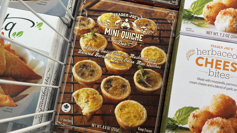 Trader Joe's mini quiche duo box