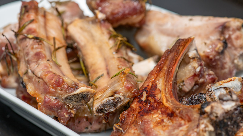 close up of Rosticciana