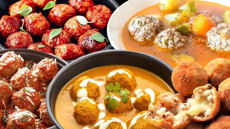 Meatball dishes 