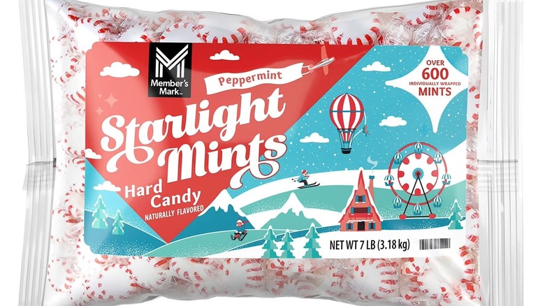 Package of peppermints