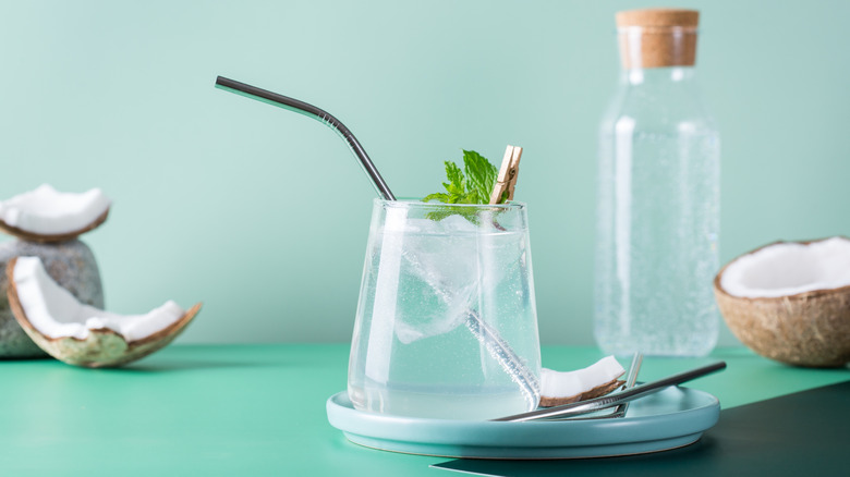 Coconut water cocktail