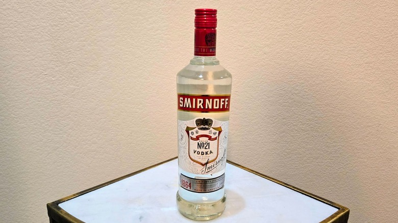 Bottle of Smirnoff No. 21.