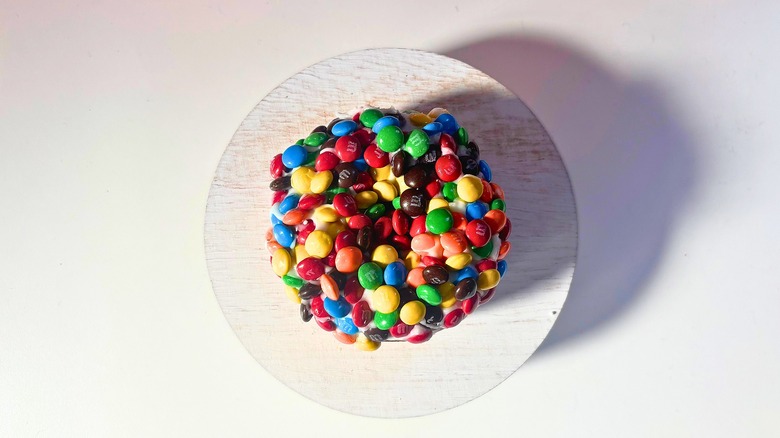 Voodoo Doughnut Marshall Mathers donut on white table