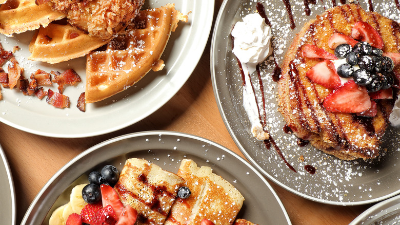 Waffles, crepes, and breakfast favorites
