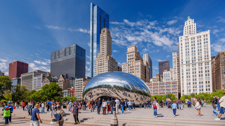 Skyline image of Chicago, Illinois, including the 