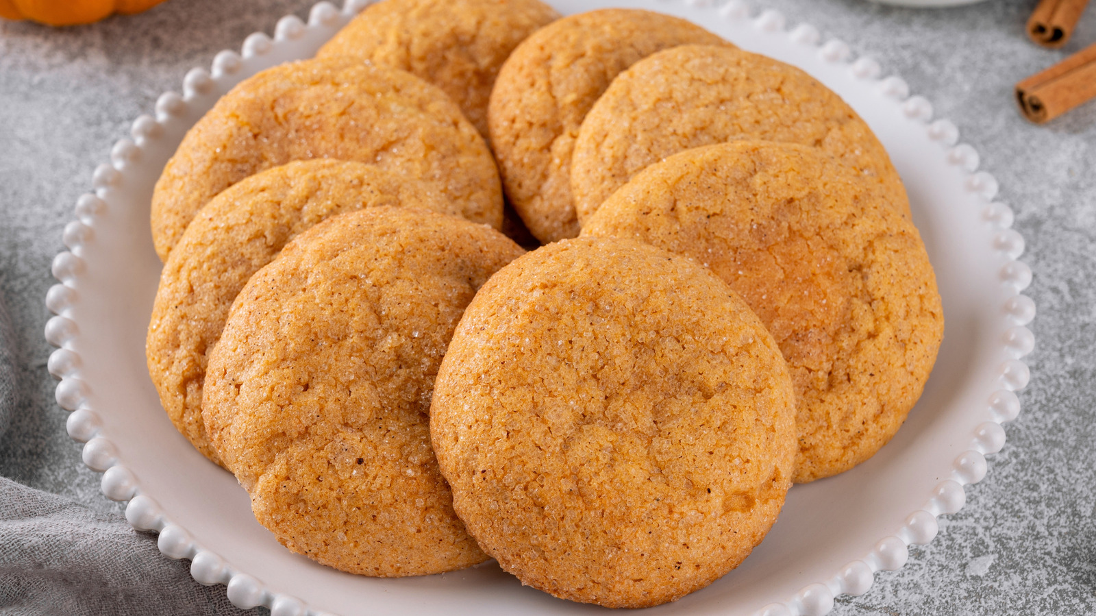 A Box Of Cake Mix And Canned Pumpkin Make These Easy Fall Cookies