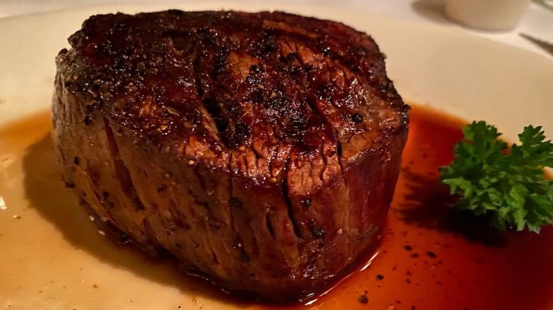 Filet Mignon at The Golden Steer