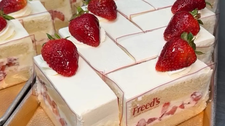 Strawberry shortcake from Freed's Bakery