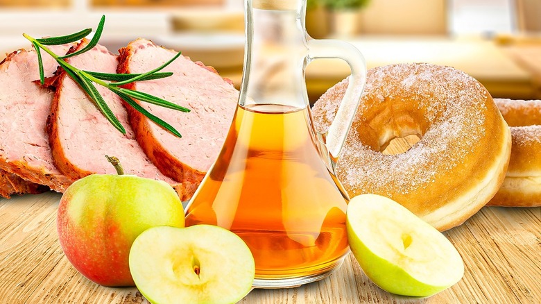 Apple cider foods with apples