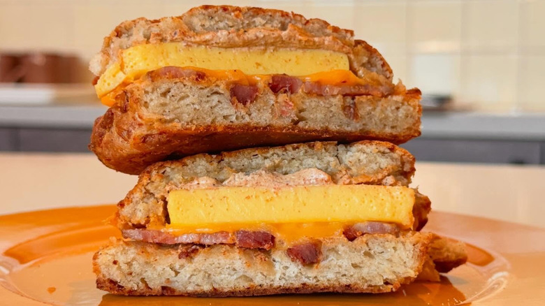 Chorizo and cheese torta