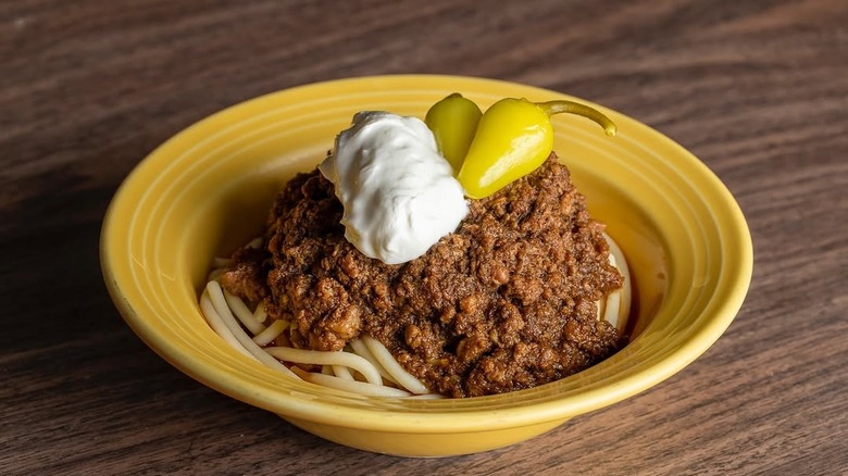 Dish at Chili John's