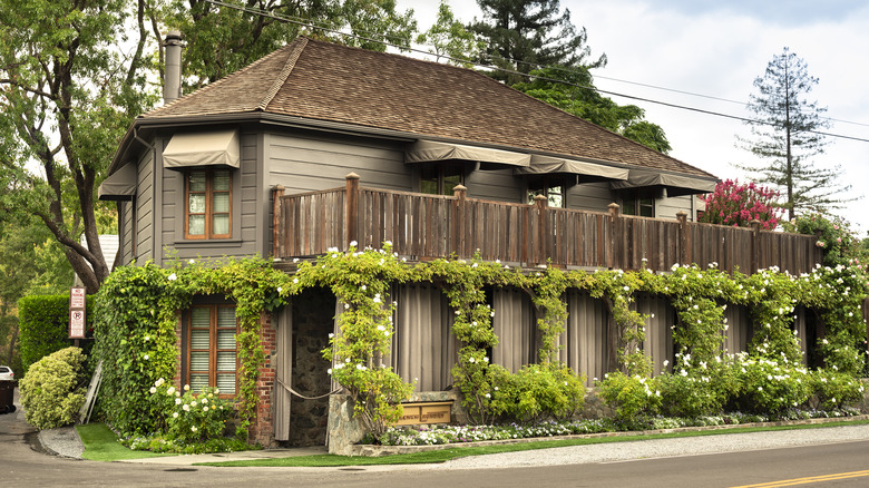 Outside of the French Laundry restaurant