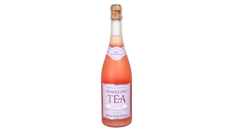 Bottle of sparkling tea