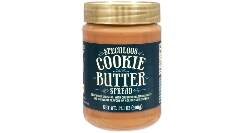 Jar of Speculoos cookie butter