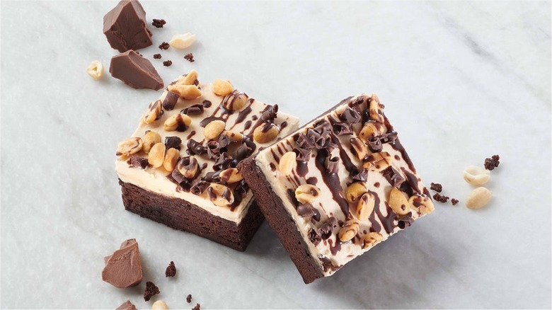 2 chocolate peanut butter brownies