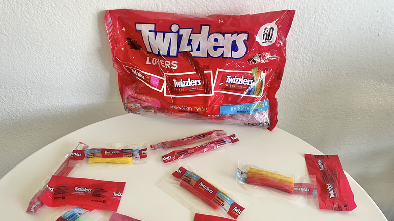 Twizzlers Lovers variety pack on a table