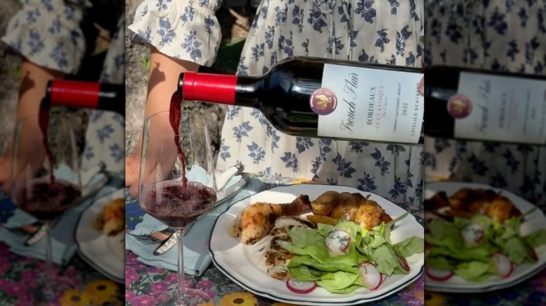 Bottle of 2022 French Flair Le Classique Bordeaux Rouge