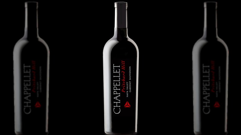 Bottle of 2023 Chappellet Pritchard Hill Cabernet Sauvignon