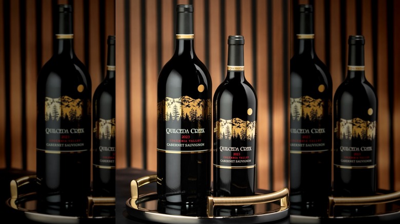 Bottles of Quilceda Creek 2023 Columbia Valley Cabernet Sauvignon