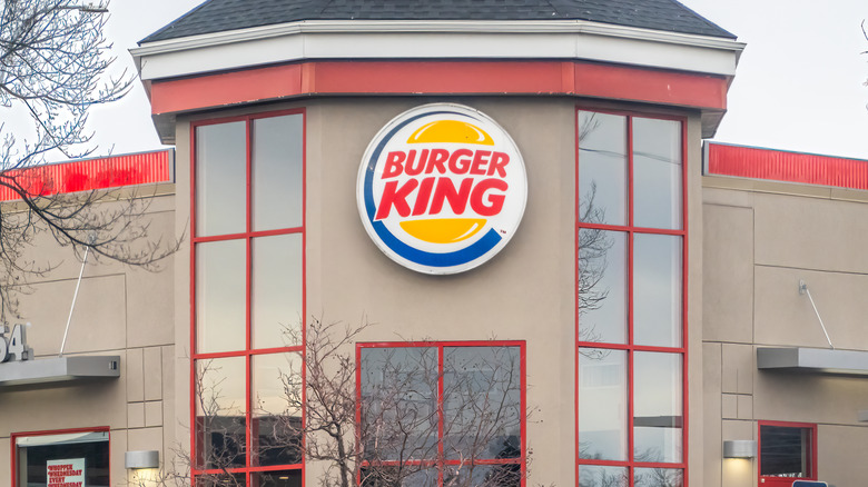 Outside of a Burger King