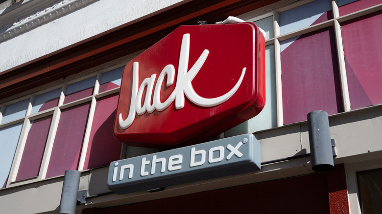 Exterior of a Jack in the Box
