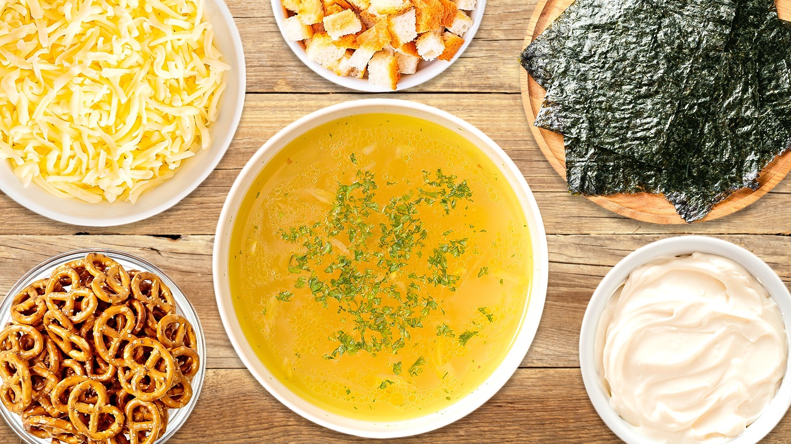 21 clever ways to garnish your soup