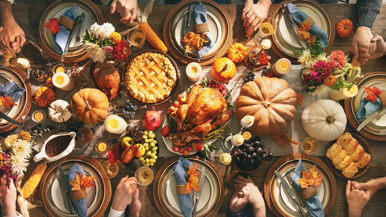 A Thanksgiving feast