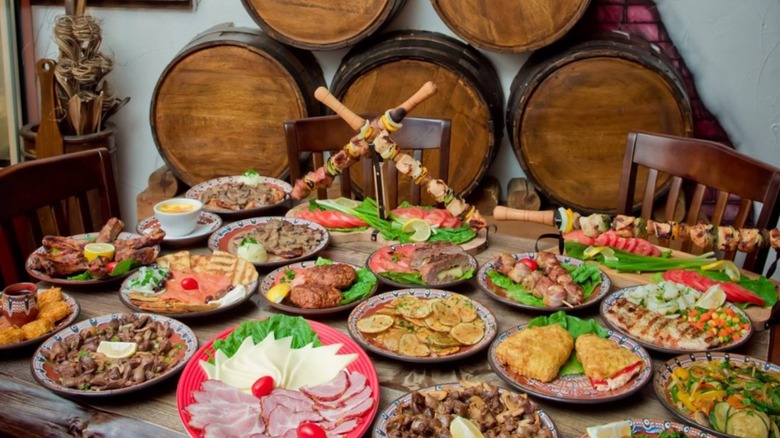 Bulgarian foods from Mehanata
