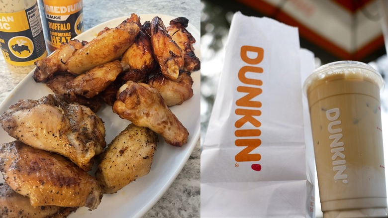 Buffalo Wild Wings and Dunkin' coffee