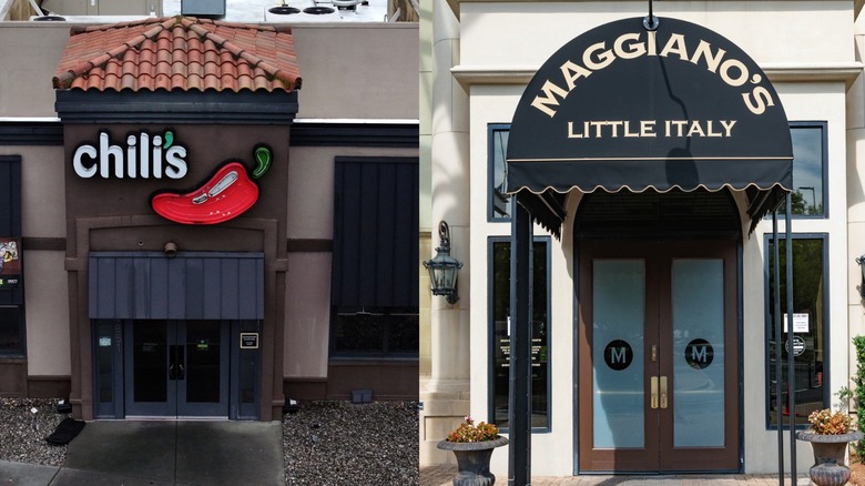 Chili's and Maggiano's entrance