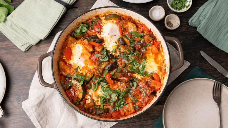 Breakfast Ratatouille Shakshuka