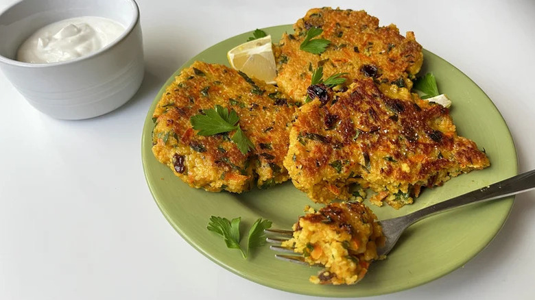 Crispy Moroccan-Inspired Couscous Cakes