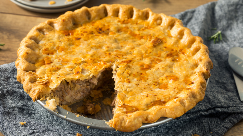 tourtiere Canadian meat pie