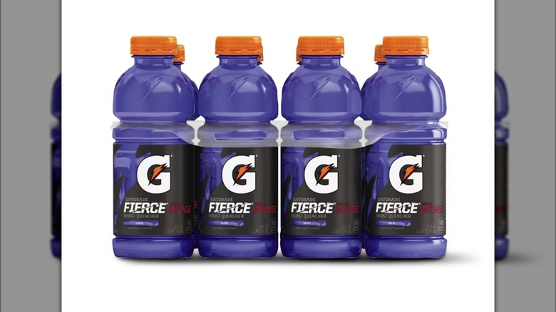 Eight-pack of Gatorade Fierce grape
