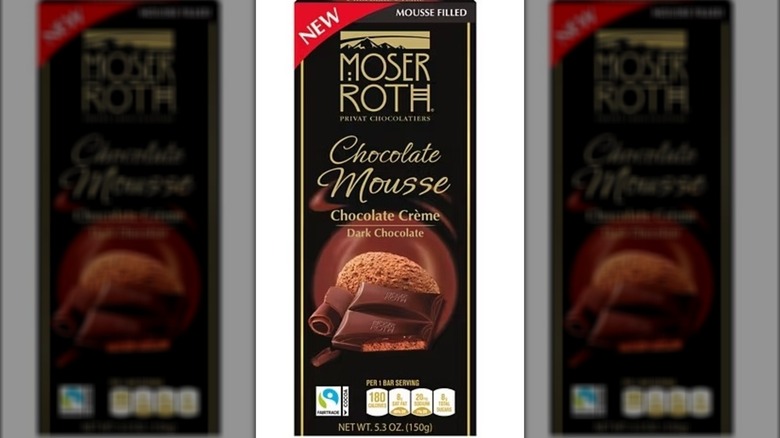 Moser Roth chocolate mousse candy bar